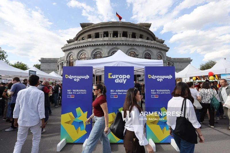 Опрос 2026: 72% жителей Армении считают отношения с ЕС хорошими, 56% доверяют ЕС больше других