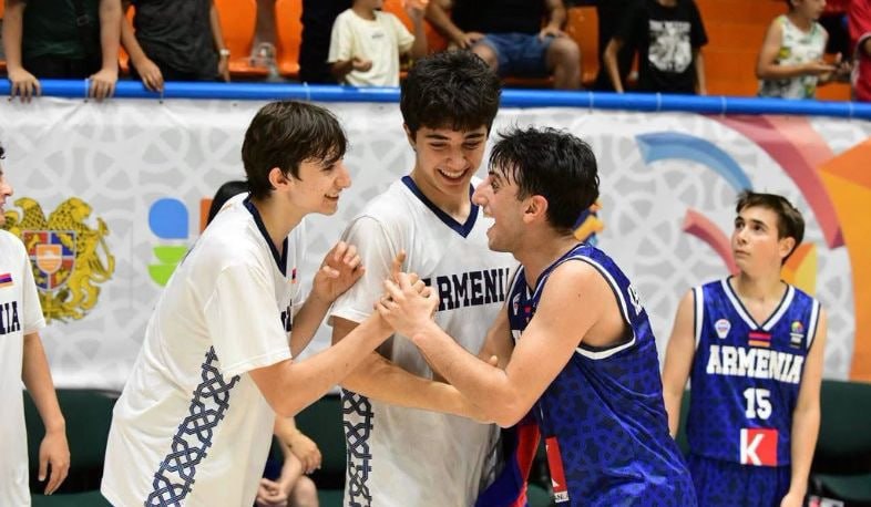 Сборная Армении U16 вышла в финал чемпионата Европы по баскетболу в Ереване