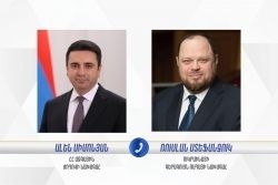 Спикер парламента Армении Ален Симонян обсудил с главой Верховной Рады Украины межпарламентское сотрудничество